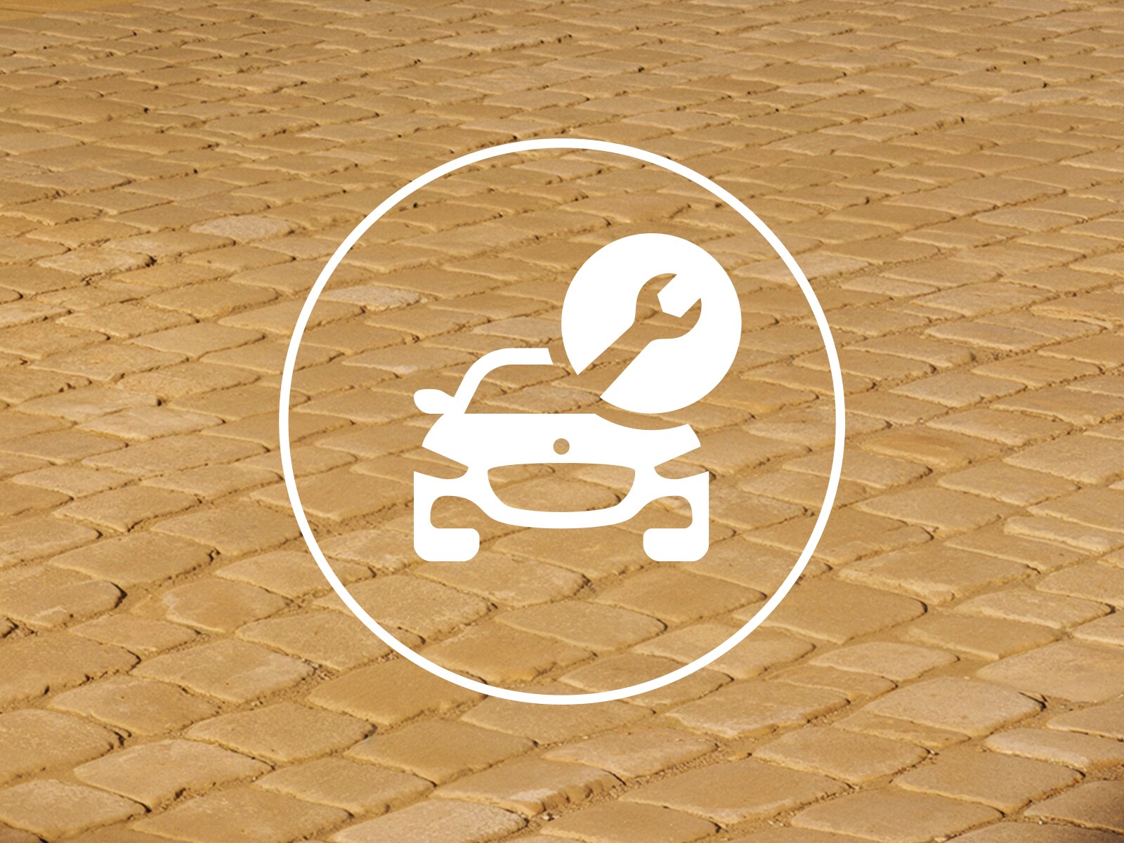 Mercedes-Benz Service Icon of a vehicle with a wrench