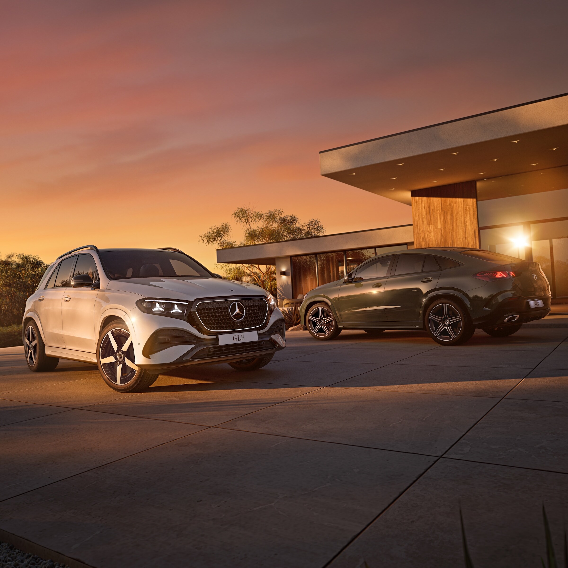 The all new GLE SUV and GLE Coupé.