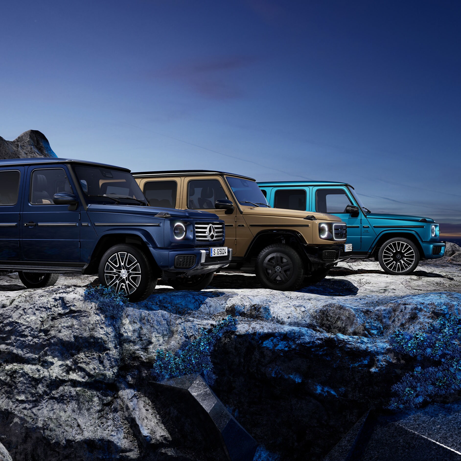 G-Class models from Mercedes-Benz and Mercedes-AMG. G-Class models from Mercedes-Benz and Mercedes-AMG.