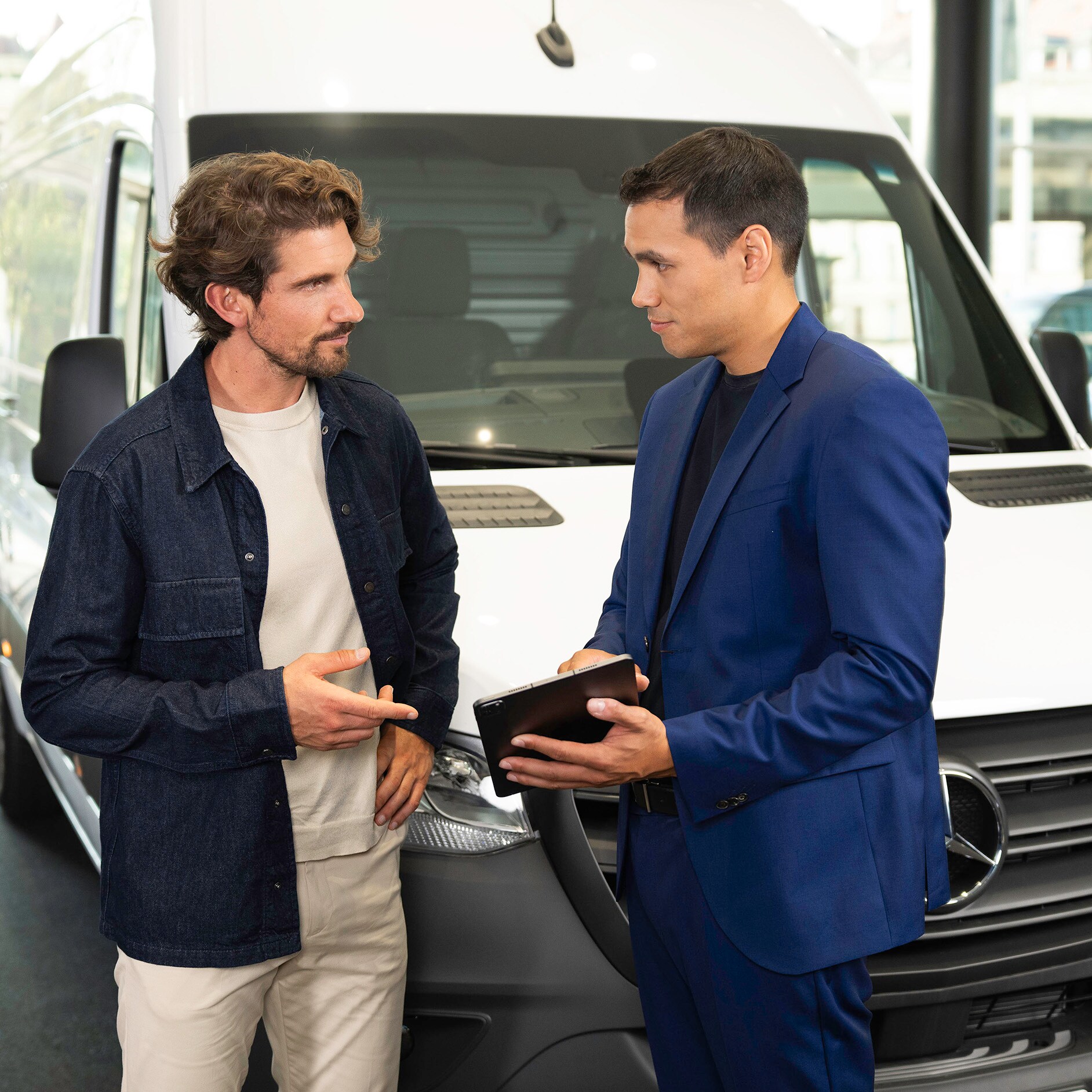Customer & Mercedes-Benz Sales Representative. Customer & Mercedes-Benz Sales Representative.